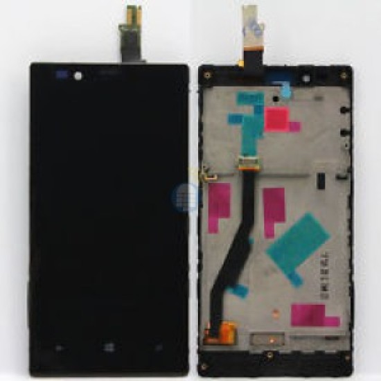 TOUCH+DISPLAY COM FRAME MICROSOFT NOKIA LUMIA 720 / N720 PRETO